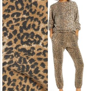 Ragdoll LA leopard sweatpants size extra small